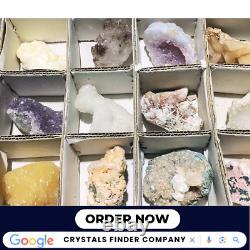 Bulk Wholesale Lot 1-50 Piece Mix Indian Crystal Collection Rough Raw Crystals