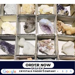 Bulk Wholesale Lot 1-50 Piece Mix Indian Crystal Collection Rough Raw Crystals
