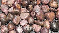Bulk Wholesale Lot 1 Kilo (2.2 LBs) Tumbled Red Ruby Polished Stones Natural