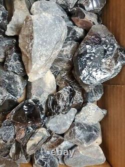 Bulk Wholesale Lot 6.5 LB Smokey Quartz Rough Raw Stones Natural