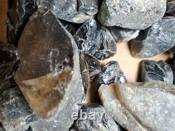 Bulk Wholesale Lot 6.5 LB Smokey Quartz Rough Raw Stones Natural