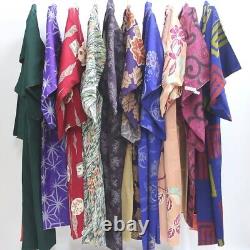 Bundle 10pcs Silk Antique Kimono Wholesale Bulk Free Express Shipping #248