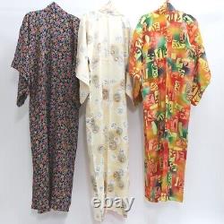 Bundle 10pcs Silk Kimono Robe Dress Wholesale Bulk Free Shipping #278