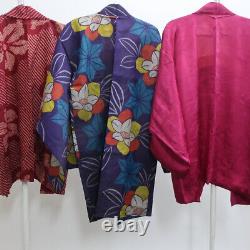Bundle 12pcs Silk Antique Haori Jacket Wholesale Bulk Free Express Shipping #221