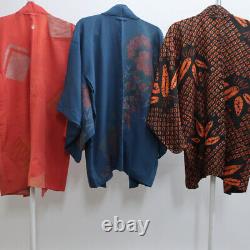 Bundle 12pcs Silk Antique Haori Jacket Wholesale Bulk Free Express Shipping #221