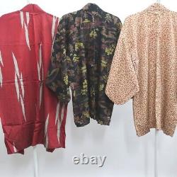 Bundle 12pcs Silk Antique Haori Jacket Wholesale Bulk Free Express Shipping #270