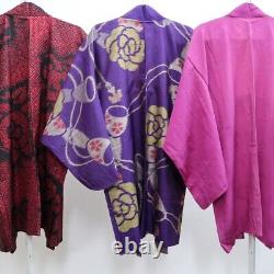 Bundle 12pcs Silk Antique Haori Jacket Wholesale Bulk Free Shipping #552