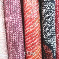 Bundle 12pcs Silk Vintage Full Shibori Haori Wholesale Bulk Free Shipping #401
