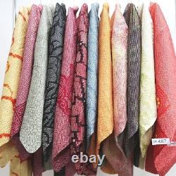 Bundle 12pcs Silk Vintage Full Shibori Haori Wholesale Bulk Free Shipping #487