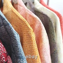 Bundle 12pcs Silk Vintage Full Shibori Haori Wholesale Bulk Free Shipping #487
