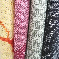 Bundle 12pcs Silk Vintage Full Shibori Haori Wholesale Bulk Free Shipping #487