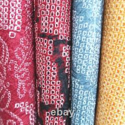 Bundle 12pcs Silk Vintage Full Shibori Haori Wholesale Bulk Free Shipping #487
