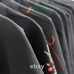 Bundle 15pcs Silk Black Haori Jacket Wholesale Bulk Free Express Shipping #253