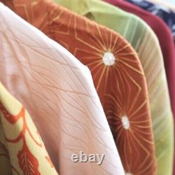Bundle 15pcs Silk Colored Haori Jacket Wholesale Bulk Free Shipping #343
