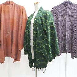 Bundle 15pcs Silk Colored Haori Jacket Wholesale Bulk Free Shipping #394
