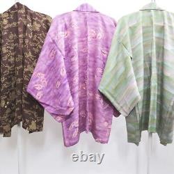 Bundle 15pcs Silk Haori Jacket Wholesale Bulk Free Shipping #478