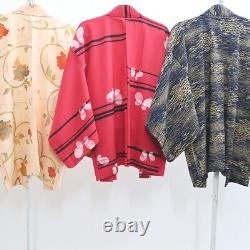 Bundle 15pcs Silk Haori Jacket Wholesale Bulk Free Shipping #514