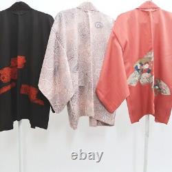 Bundle 15pcs Silk Haori Jacket Wholesale Bulk Free Shipping #514