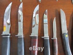 CASE XX KNIVES 33 Count Hardware Store Display Knife Casexx Pocket & Hunting