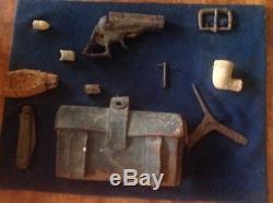CIVIL WAR GETTYSBURG DUG RELIC GROUPING From Gettysburg museum