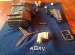 CIVIL WAR GETTYSBURG DUG RELIC GROUPING From Gettysburg museum