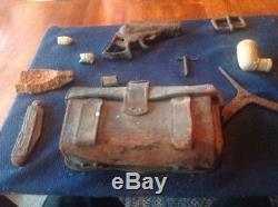 CIVIL WAR GETTYSBURG DUG RELIC GROUPING From Gettysburg museum