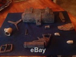 CIVIL WAR GETTYSBURG DUG RELIC GROUPING From Gettysburg museum