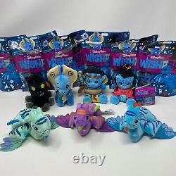 COMPLETE Disney Wishables PandoraWorld of Avatar TealBluePurple Banshee & BAG