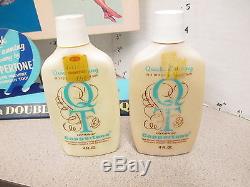 COPPERTONE QT tanning lotion 1960s bottles store display negligee swimsuit girl