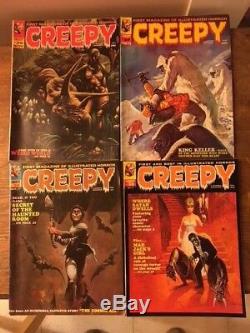 CREEPY Magazine & Various HORROR Mags (Lot Of 38) VAMPIRELLA PSYCHO DRACULA