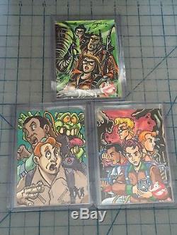 Cryptozoic Ghostbusters Artist Proof 16 Sketch Card Lot 1/1