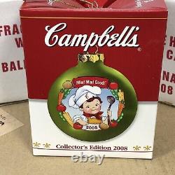 Campbells Soup Ornament Lot of 48 Kids 2008 Ball Bulk Whole Sale Christmas