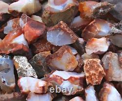 Carnelian Large Rough Rocks for Tumbling Bulk Wholesale 1LB options