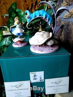 Caterpillar Who R U, Alice Properly Polite, Wdcc Disney Figurine Set, New, Mib