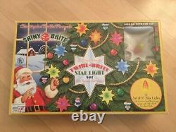 Christopher Radko, Shiny Brite Lights, Twirl-brite Star Light Set, Christmas, New