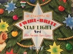 Christopher Radko, Shiny Brite Lights, Twirl-brite Star Light Set, Christmas, New