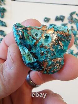 Chrysocolla Copper, Wholesale Lot of Semi Polished