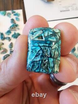 Chrysocolla Copper, Wholesale Lot of Semi Polished