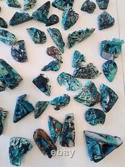 Chrysocolla Copper, Wholesale Lot of Semi Polished