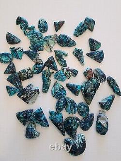 Chrysocolla Copper, Wholesale Lot of Semi Polished