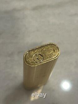 Cigar Lighters Lot Cartier (2), S. T. Dupont (1), Colibri (2), 18k Gold, Laque