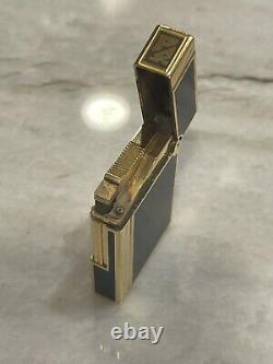 Cigar Lighters Lot Cartier (2), S. T. Dupont (1), Colibri (2), 18k Gold, Laque