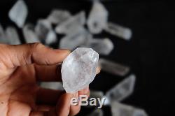 Clear Quartz Points 1 lb Lot 1.0 -2.0 WHOLESALE Bulk Quartz Crystals Rough SALE