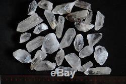 Clear Quartz Points 1 lb Lot 1.0 -2.0 WHOLESALE Bulk Quartz Crystals Rough SALE