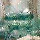 Collectible Glass Dishes Madrid Pattern Aqua Green57pc Setrecollections Set
