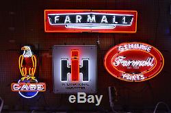 Collection Farm tractor neon signs International Harvester IH wholesale lot 8