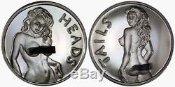 Collection Of (4) Adult 1 Oz. 999 Fine Silver Nude Coins