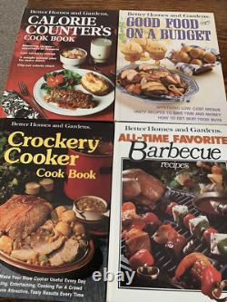 Collection of 30 Better Homes and Gardens cookbooks, 1960's, 70's VG-EX