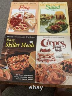 Collection of 30 Better Homes and Gardens cookbooks, 1960's, 70's VG-EX
