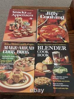 Collection of 30 Better Homes and Gardens cookbooks, 1960's, 70's VG-EX
